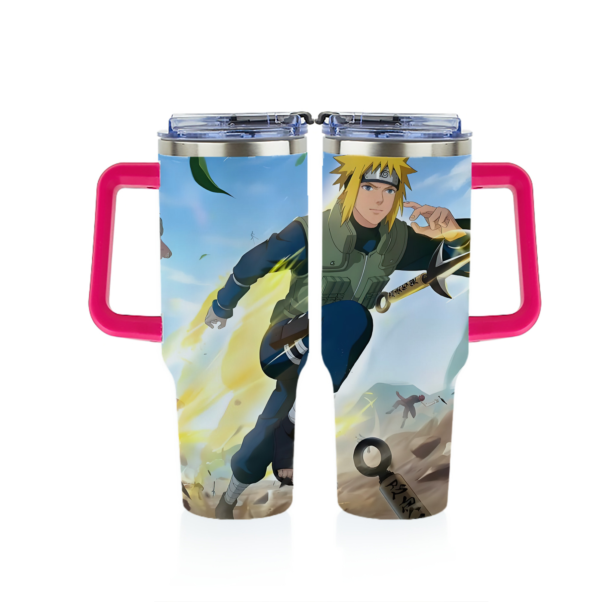 （画像用） NARUTO -ナルト- NARUTO -ナルト- 疾風伝 1200ｍLフルプリント車用タンブラー